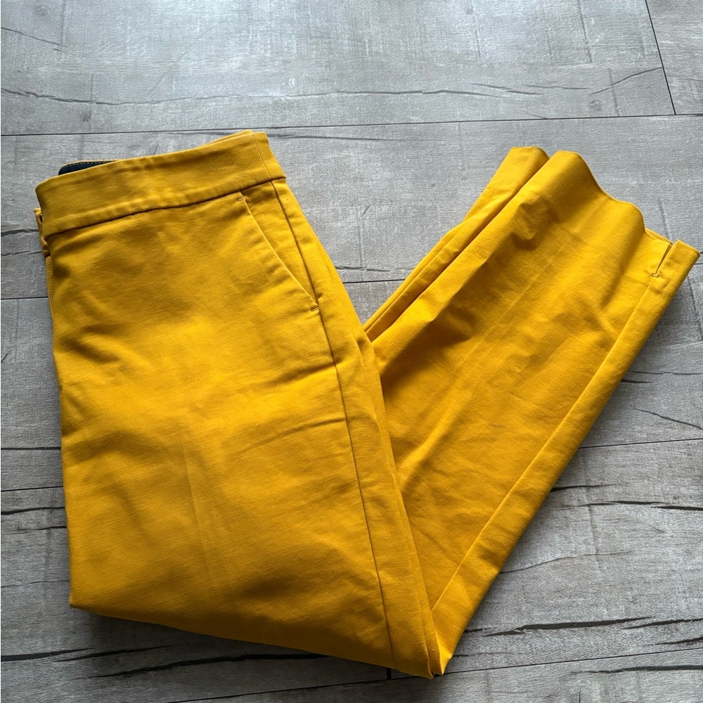 Boden Mustard Cropped Pants